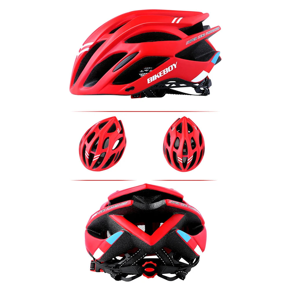 EPS PC Cycling Helmet Breathable Adjustable Bicycle Helmet Sport Mountain Bike MTB Safety Cap Cycling Equipment