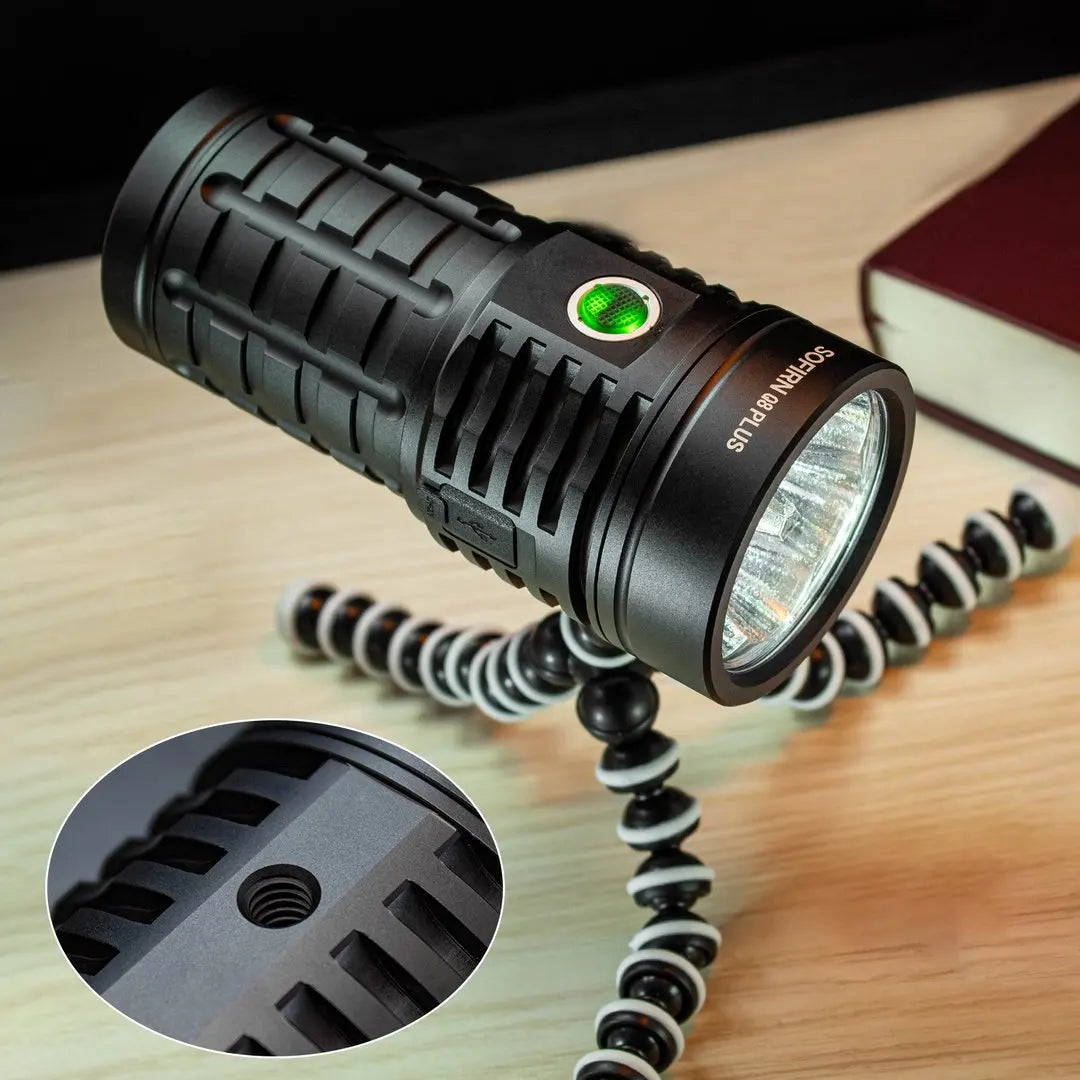 Sofirn Q8 Plus Super LED Flashlight With Type C And USB
