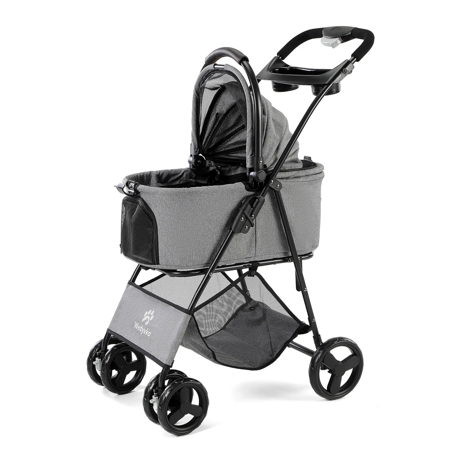 3 In 1 Pet Stroller With Removable Carrier For Small And Medium Dogs Cats