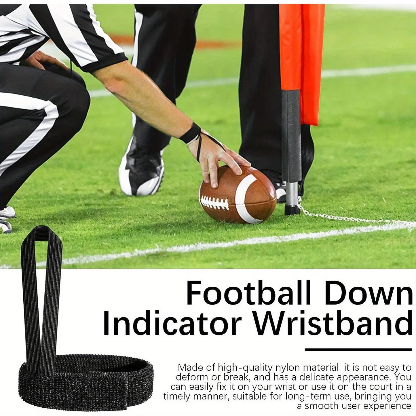 Football Down Indicator Wristband For Referees Field Marker