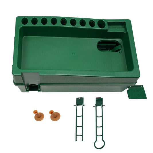 Automatic Golfball Dispenser, Golf Ball Dispenser, Golf Ball Feeder Practice Machine, Heavy Duty ABS Material, 9 Golf Club Storage Slots, Muscle Exercise Swing Trainer, Indoor Outdoor Golf Training Equipment for Home Range Fi