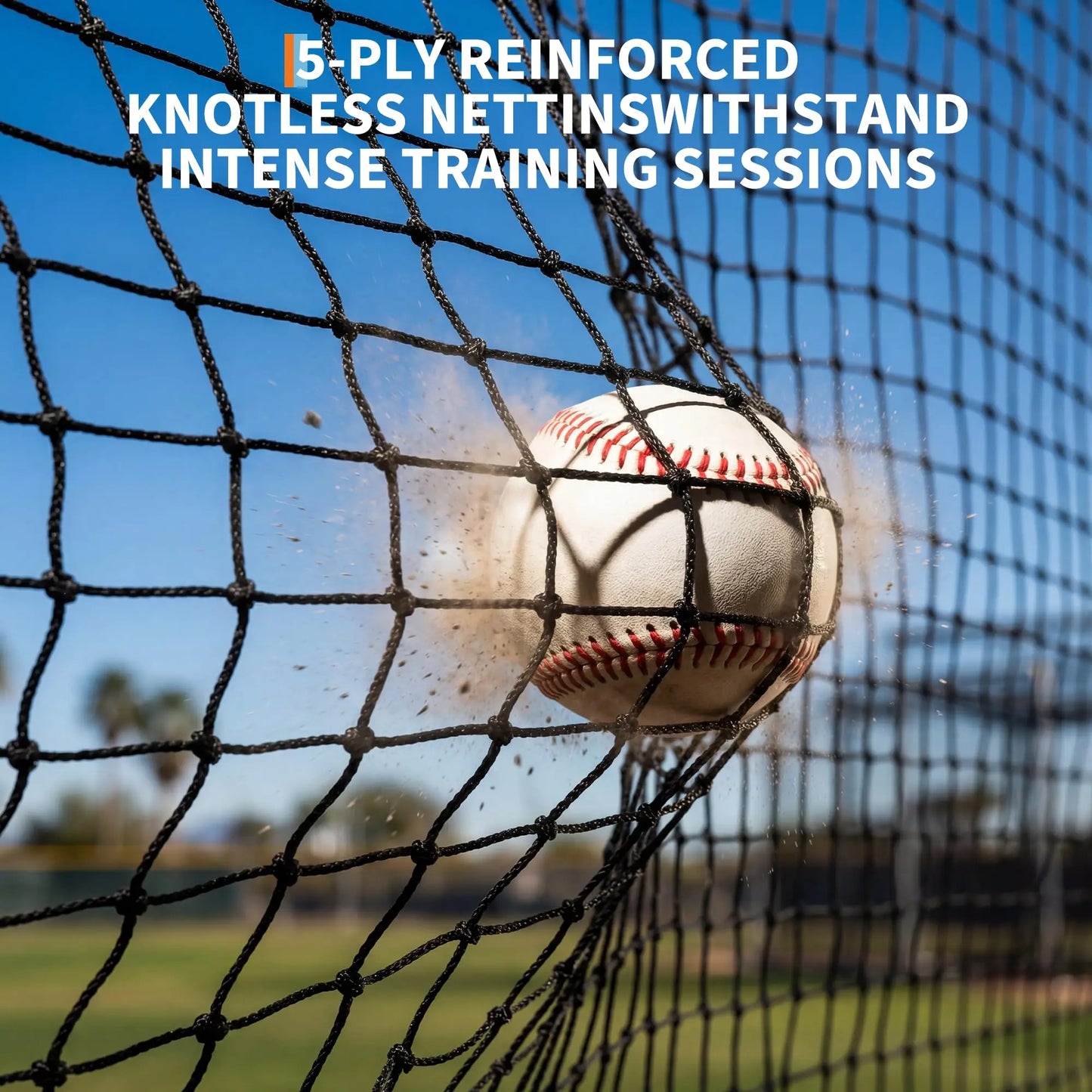 HiMISS Baseball Batting Cage With Frame And Net Backyard Practice
