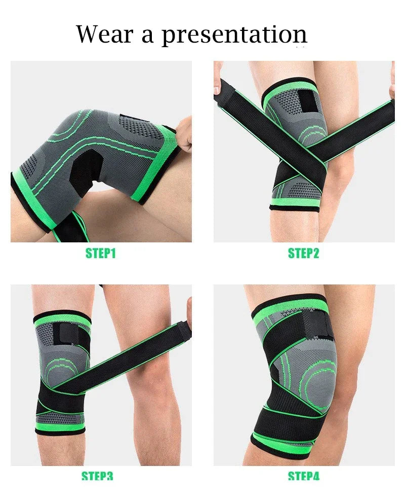 Adjustable Sports Knee Pad Patella Stabilizer Brace For Knee Support