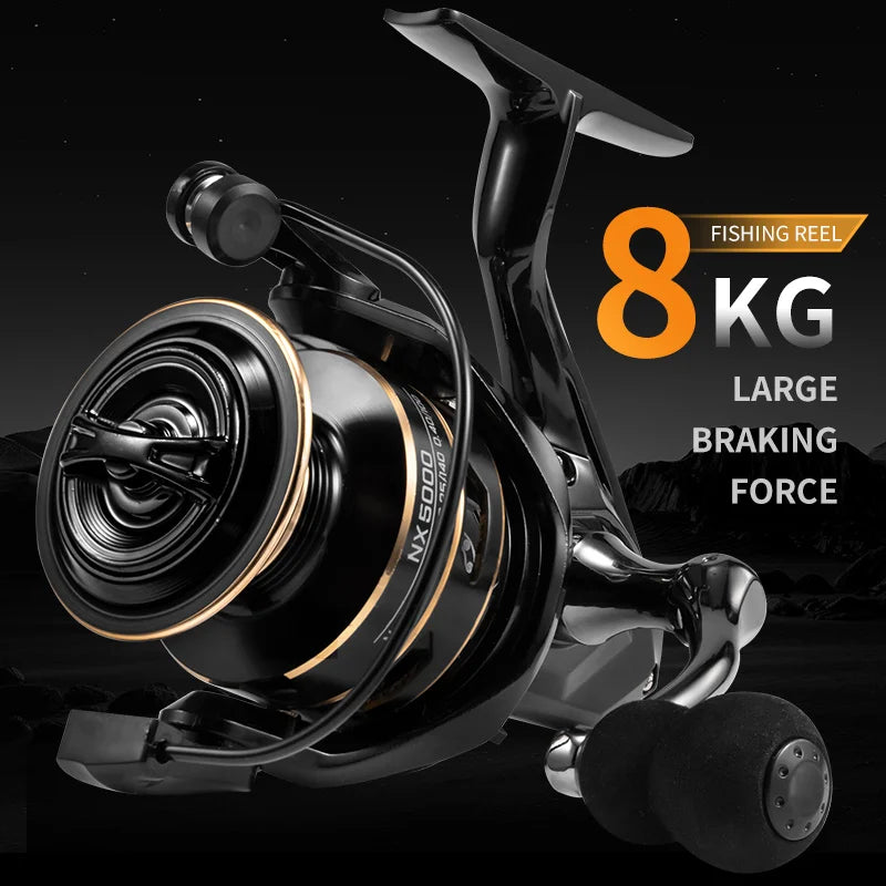J-Barzillai Spinning Fishing Reel Metal Spool High Quality Saltwater