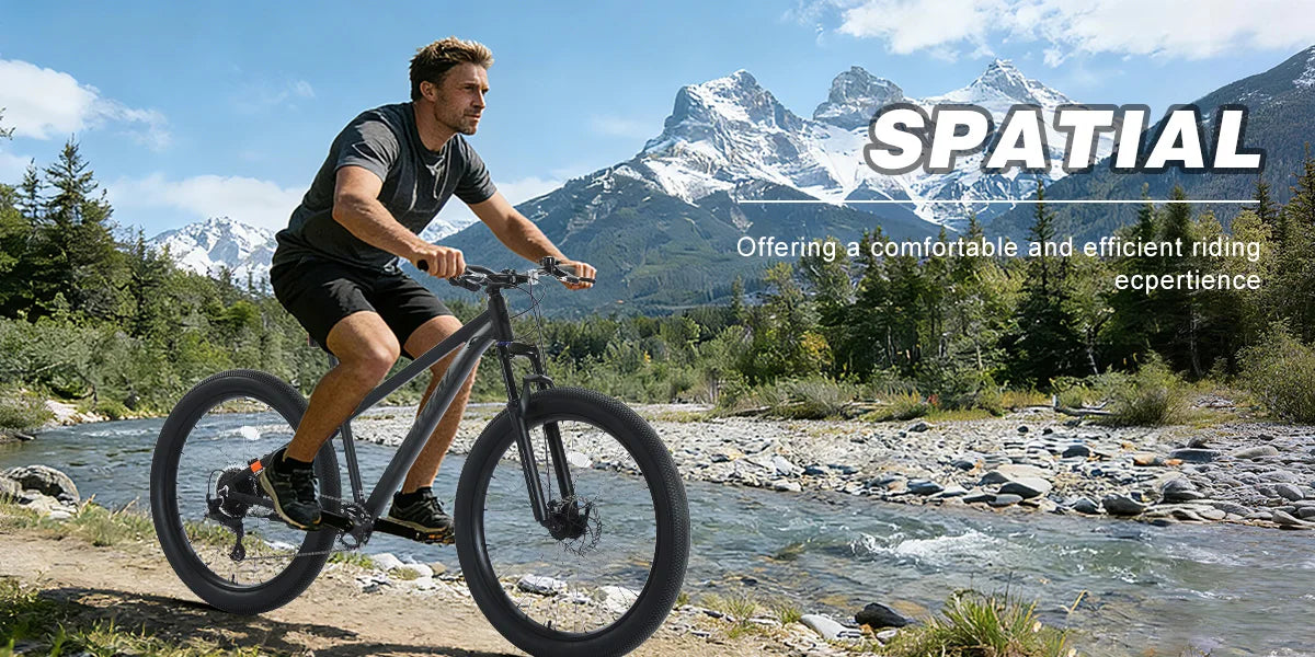 Spatial MT275FSPRO Hardtail Mountain Bike With Suspension And Disc Brakes