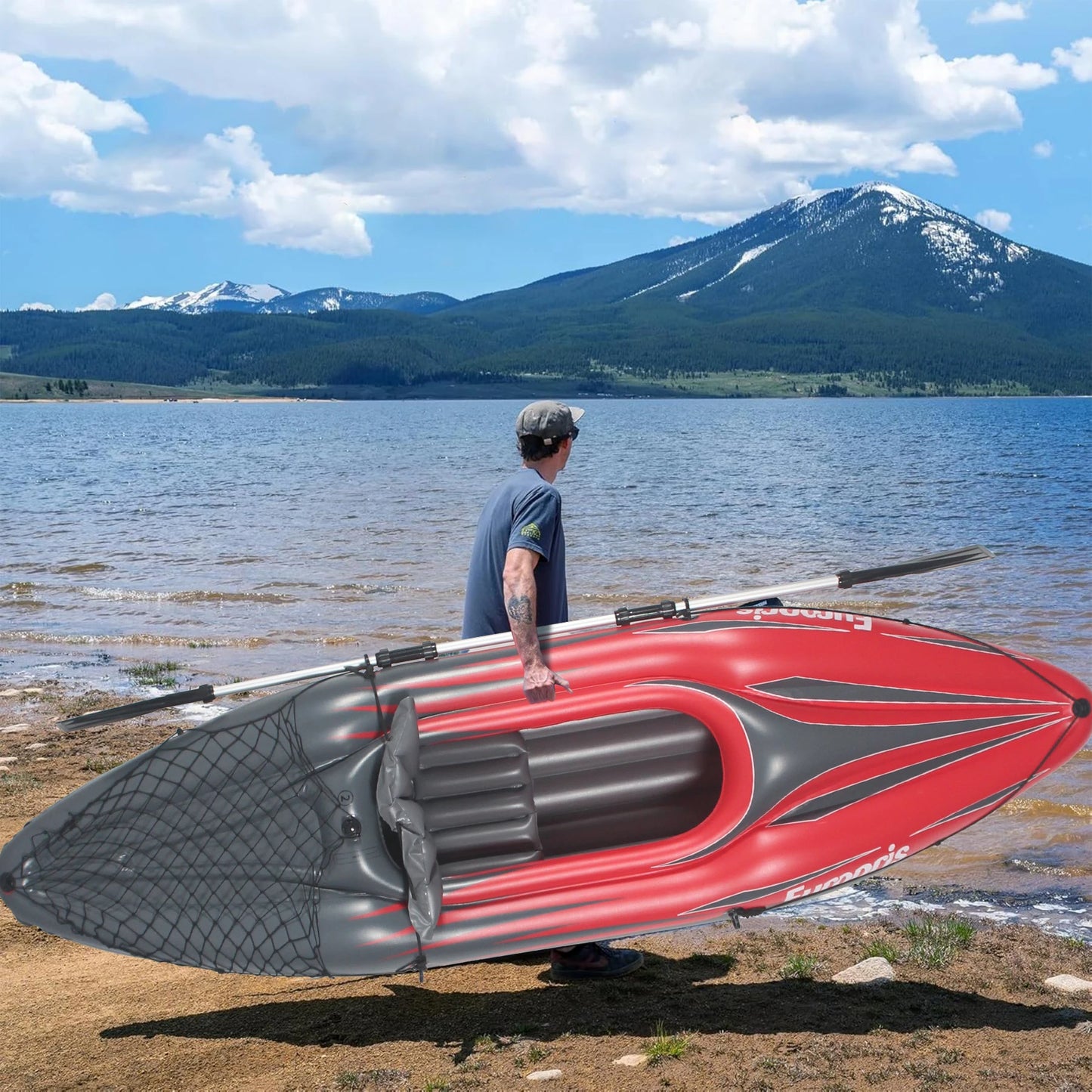 HHSJZWCY Inflatable Kayak For Fishing And Recreation