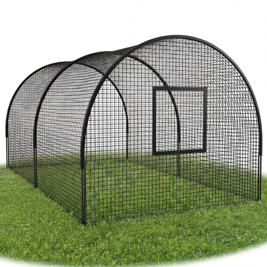 HiMISS Baseball Batting Cage With Frame And Net Backyard Practice