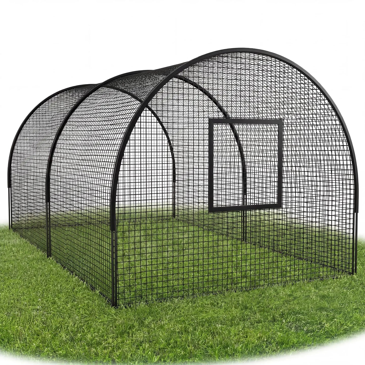 HiMISS Baseball Batting Cage With Frame And Net Backyard Practice