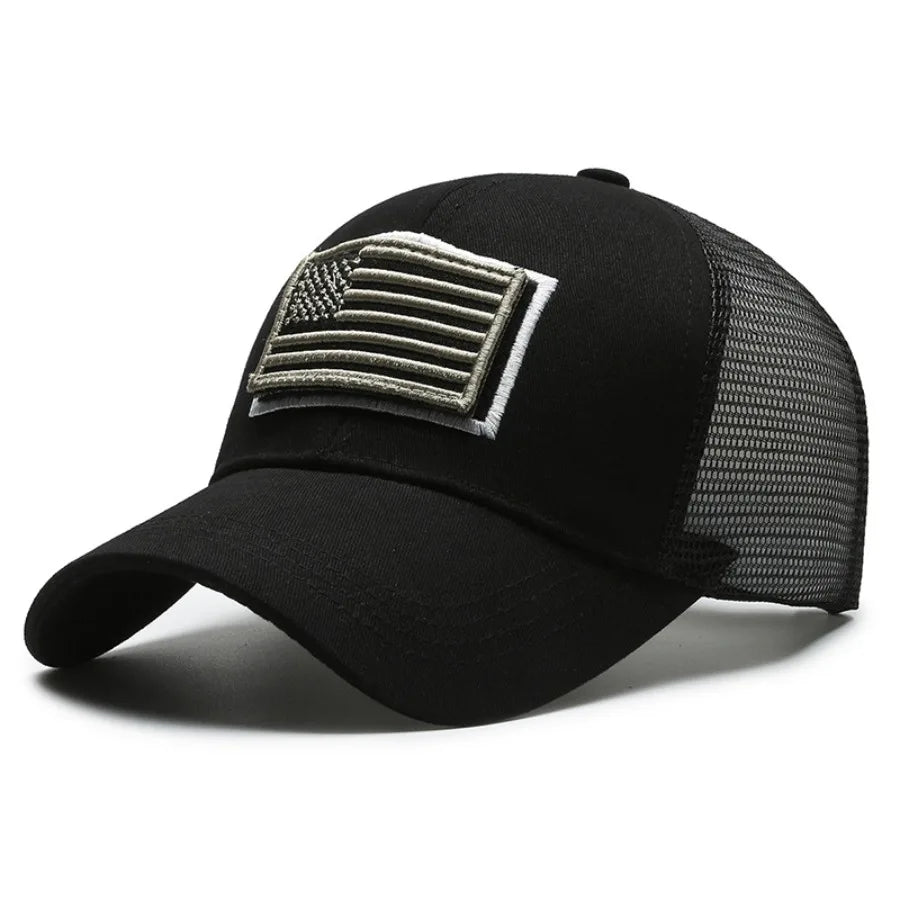 Breathable Mesh Baseball Cap Embroidered Design For Spring And Summer