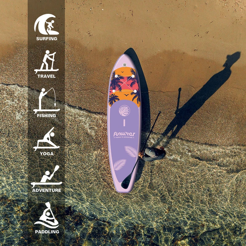 Funwater Inflatable Stand Up Paddle Board With Accessories