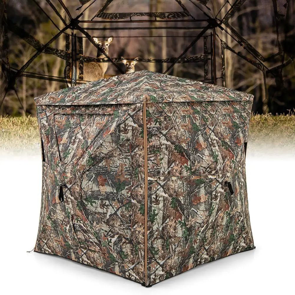 Detachable Hunting Blind With Skylight And 360 Degree View
