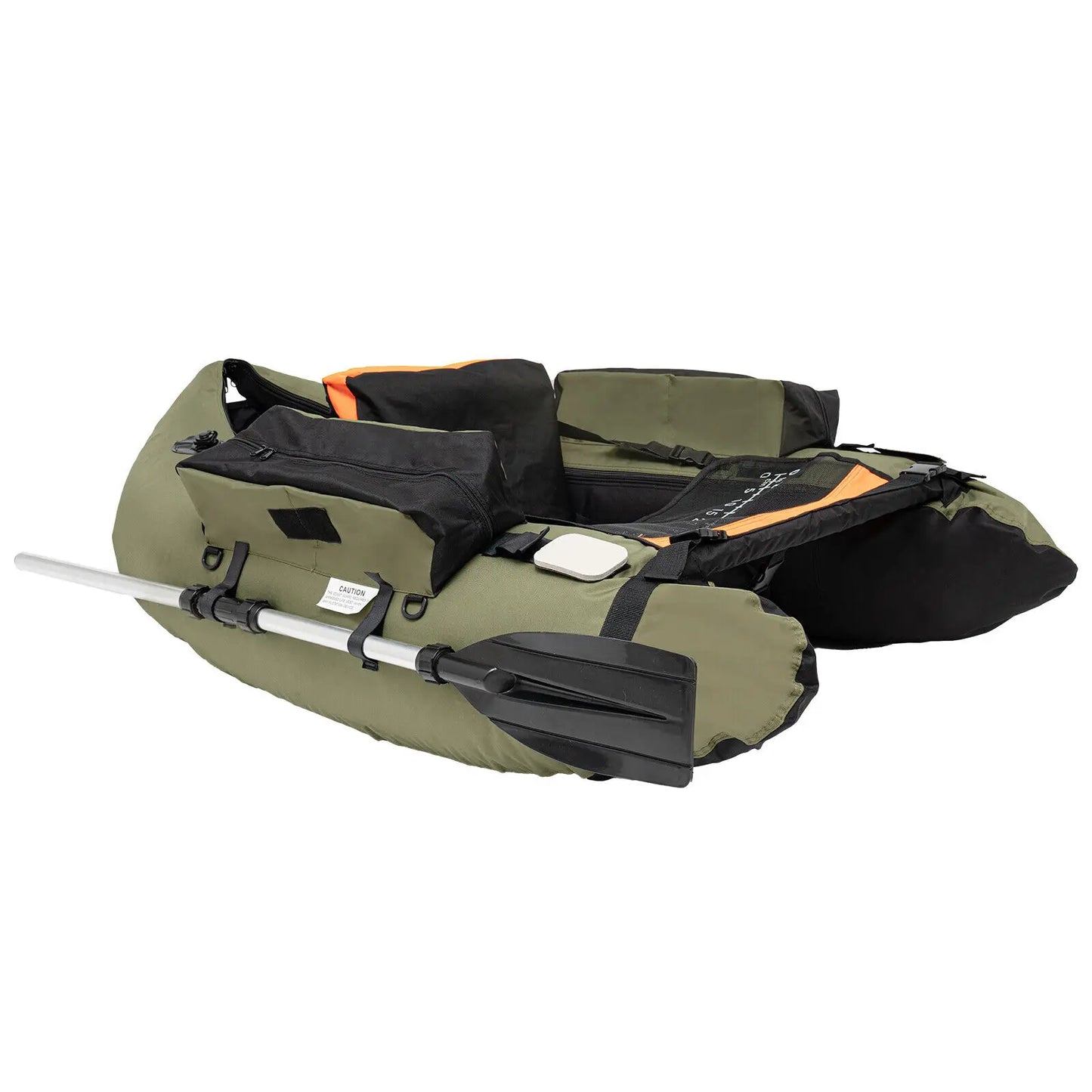 Outdoor Inflatable Fishing Boat With Adjustable Backrest