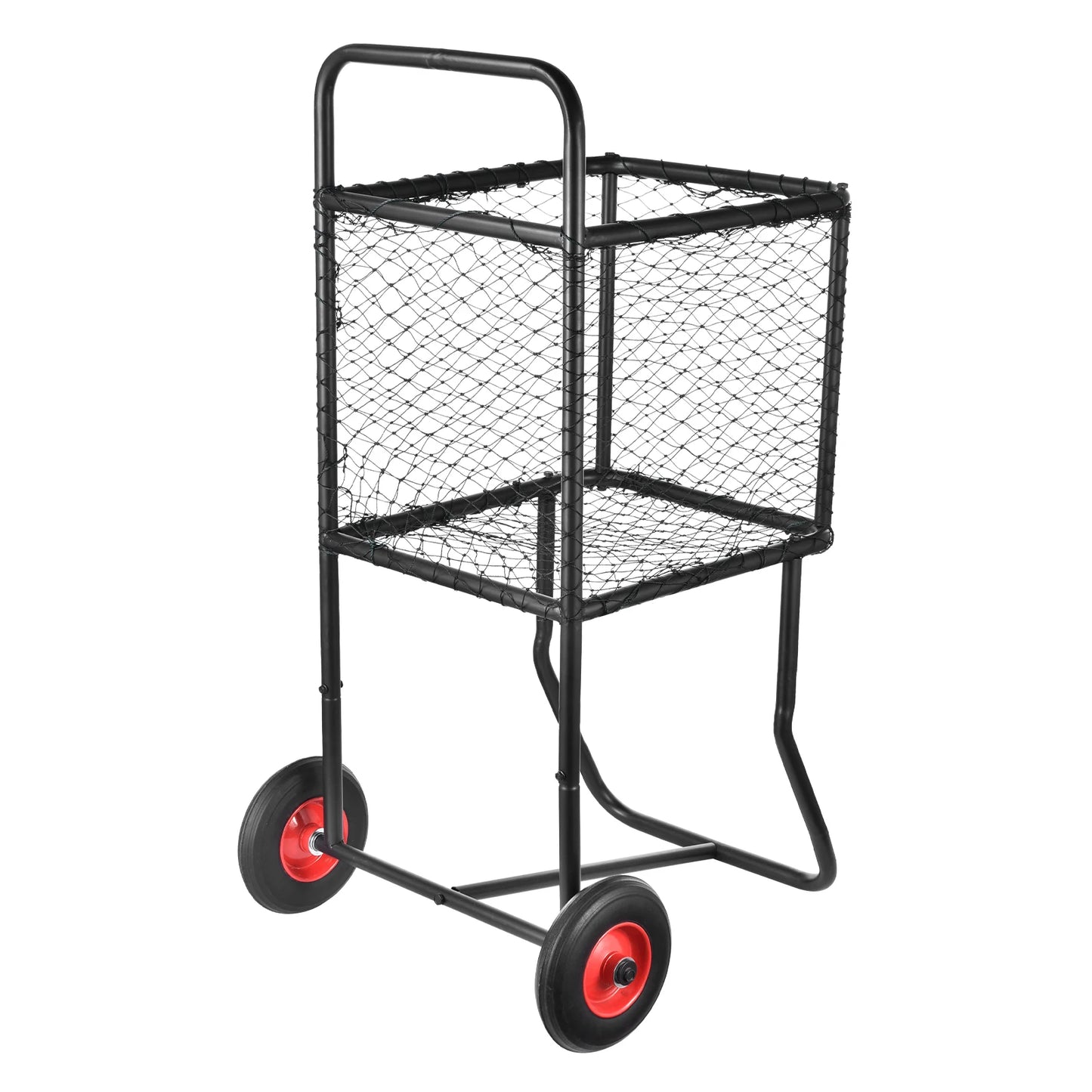 Heavy Duty Baseball Softball Cart with Wheels, Large Capacity Rolling Sports Ball Locker Storage Rack for Gym School Club Coach, Mobile Ball Holder for Practice Equipment Organization, Pro Durable Easy Transport