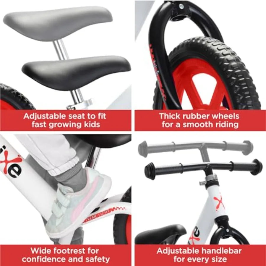 OLOEY Toddler Balance Bike No Pedal Training Bicycle