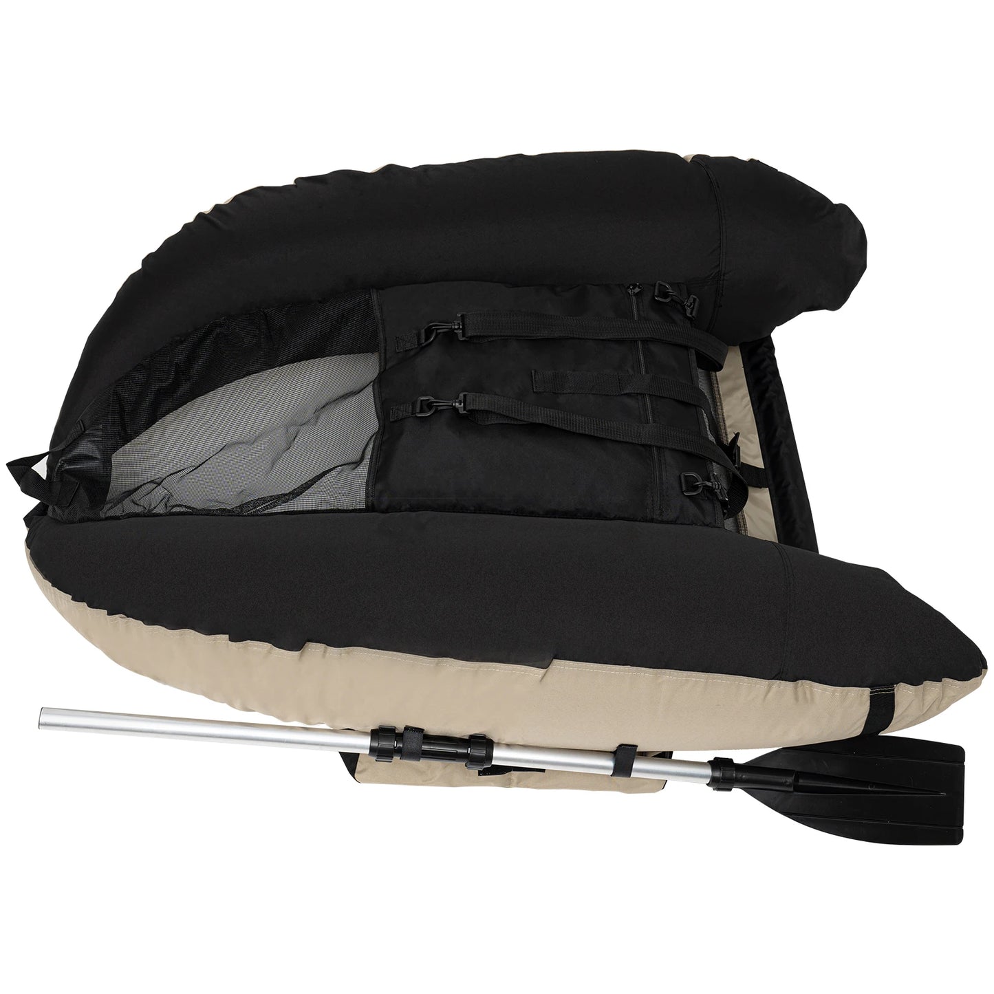 Inflatable Fishing Boat Portable Oxford Cloth 130kg Capacity