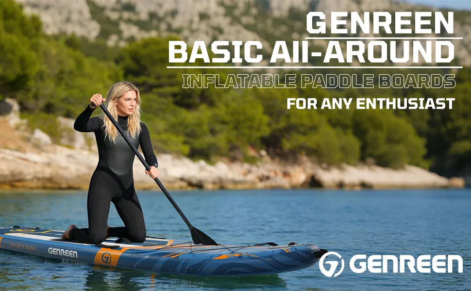 Quashley Durable Inflatable Stand Up Paddle Board For Water Sports
