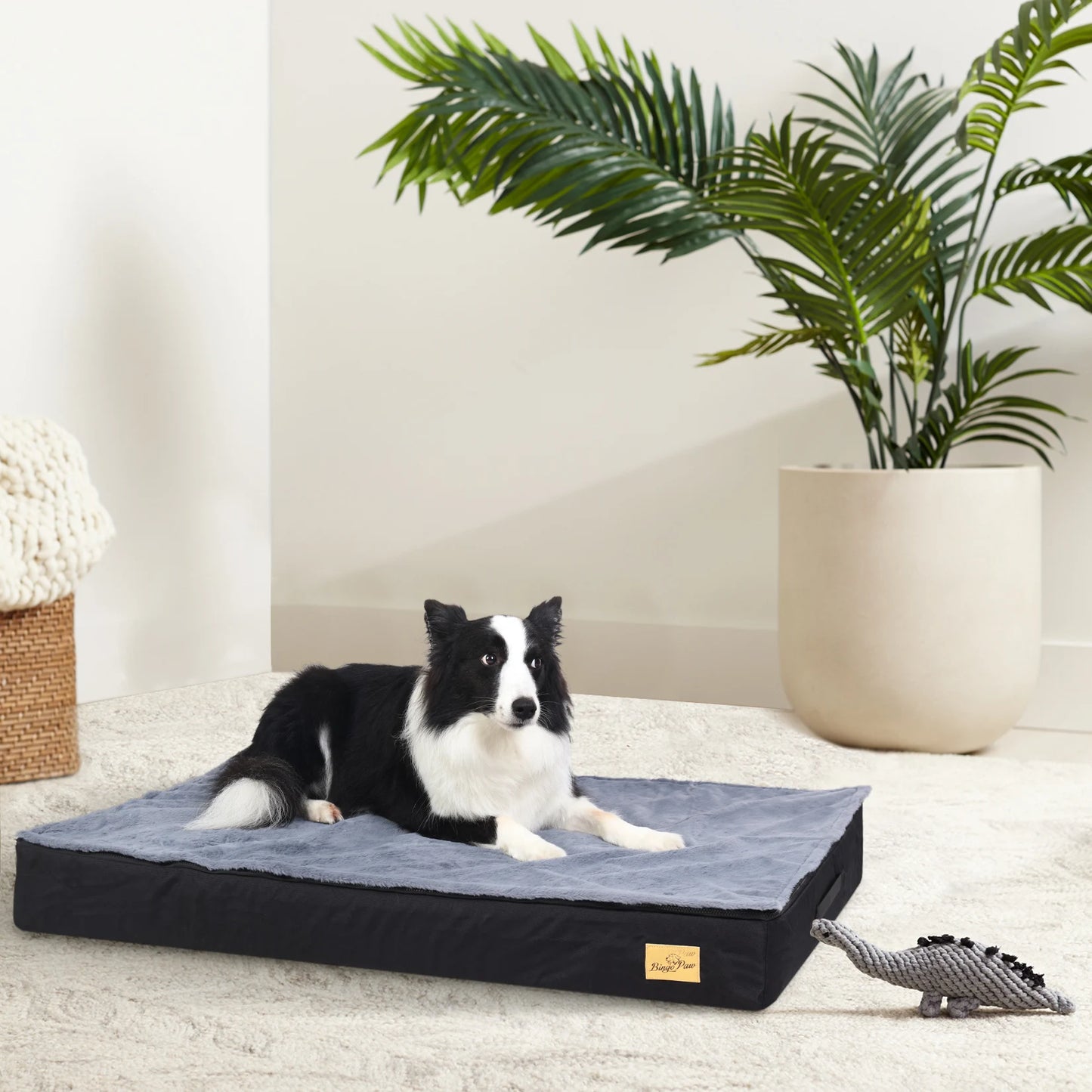 Dog Memory Foam Orthopedic Bed With Washable Waterproof Cover