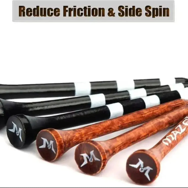 MAZEL Natural Wood/Bamboo Golf Tees 2 3/4 Inch & 3 1/4 Inch,Pack 50 or 120,Reduce Friction & Side Spin,More Stable Golf Tees