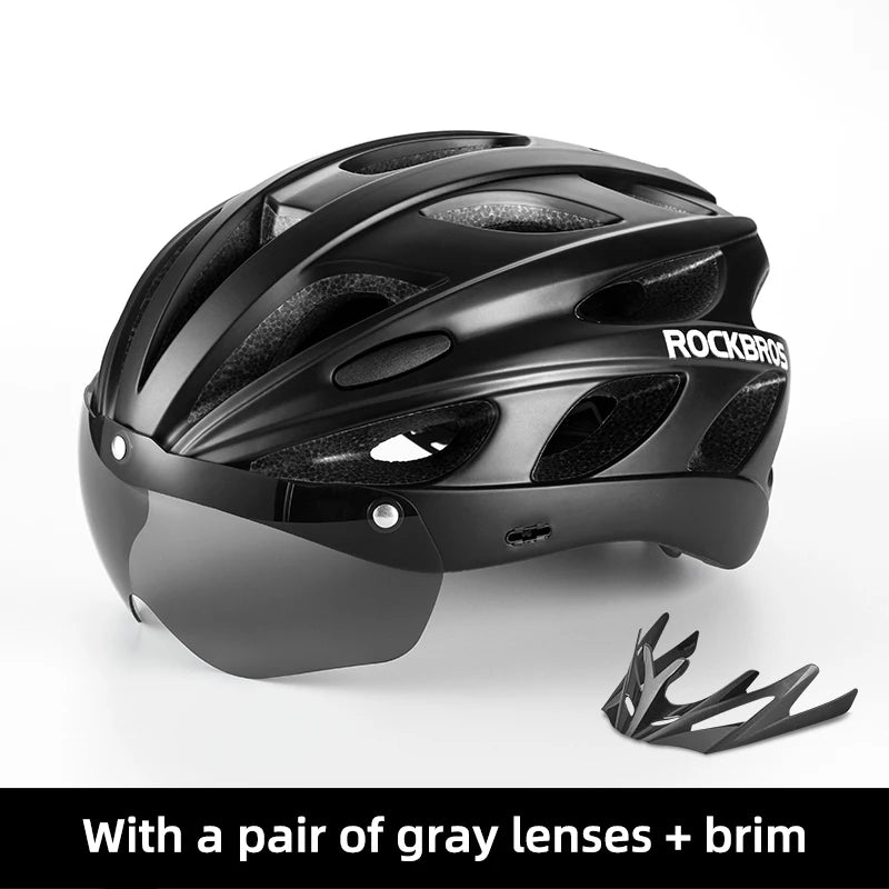 ROCKBROS Bike Helmet EPS Integrally Molded Breathable Lightweight Safety