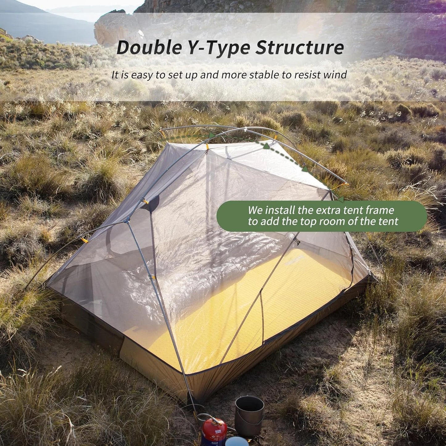 Naturehike Mongar Two Person Ultralight Camping Tent