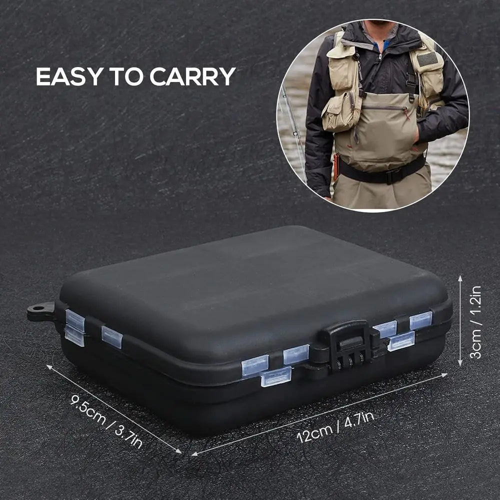 Complete 263-Piece Fishing Kit with Tackle Box, Tools, Hooks, Weights, and More