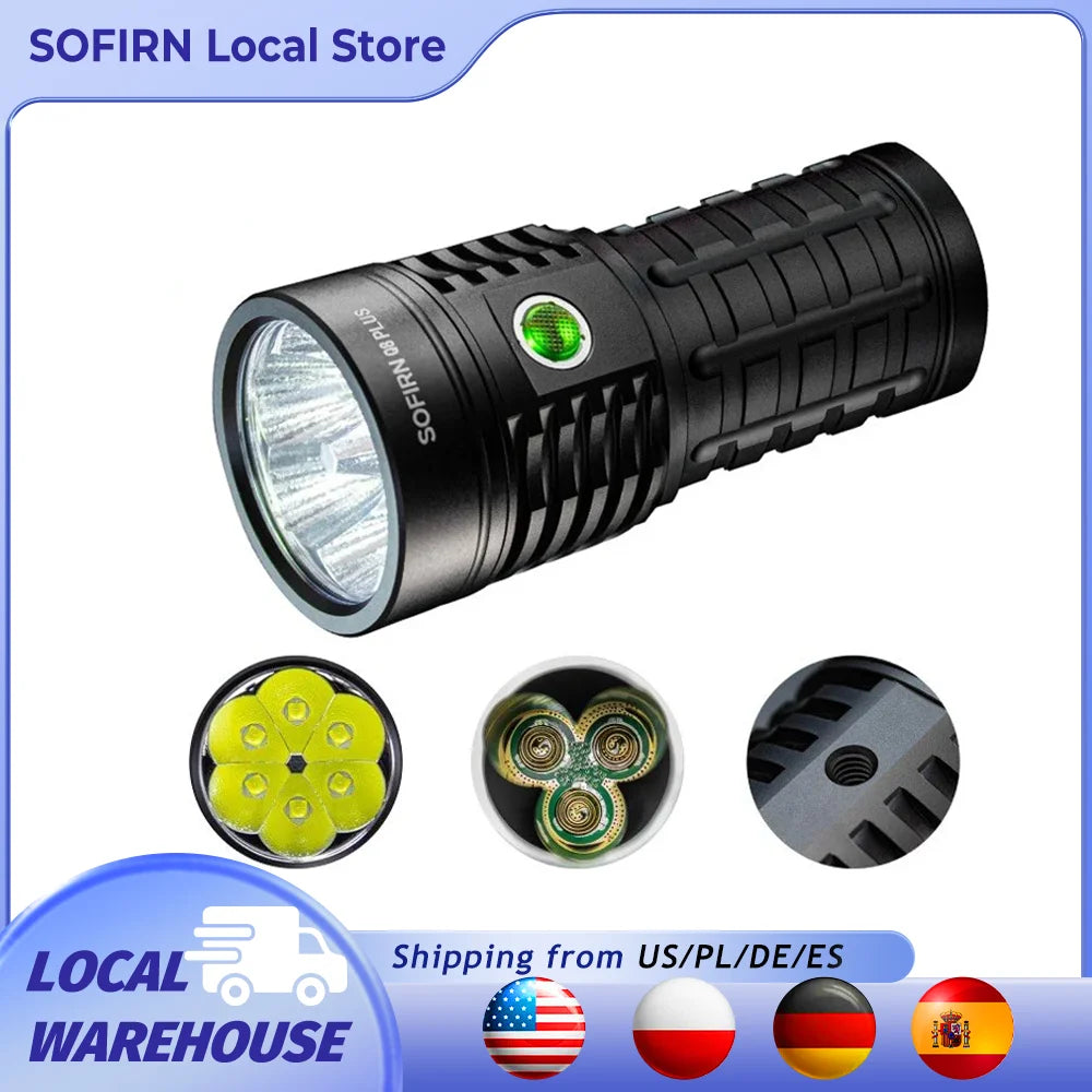 Sofirn Q8 Plus Super LED Flashlight With Type C And USB