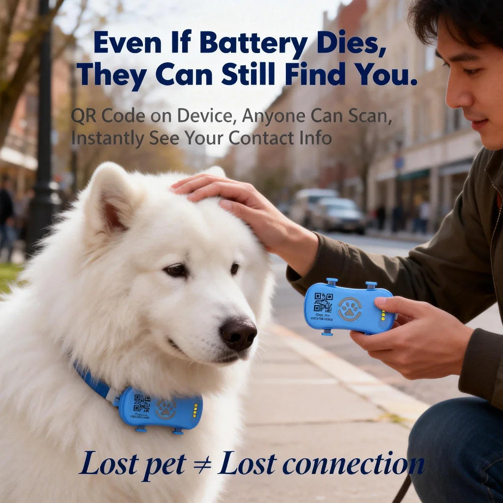 Wanwaytech GPS Pet Tracker For Dogs And Cats With Real-Time Tracking