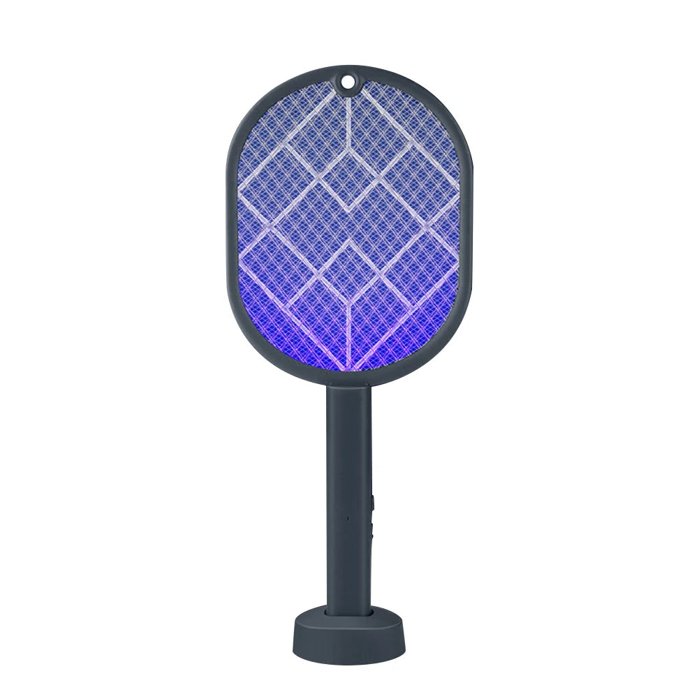 Electric Fly Swatter Mosquito Zapper Lamp Rechargeable 1200mAh