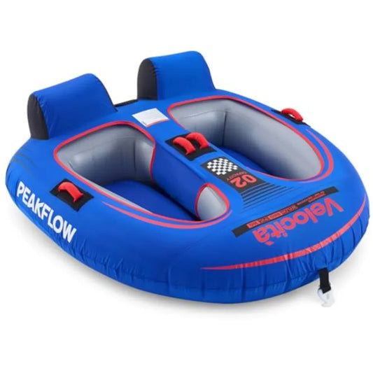 Towable Boat Tube for Two Persons Inflatable Water Tube