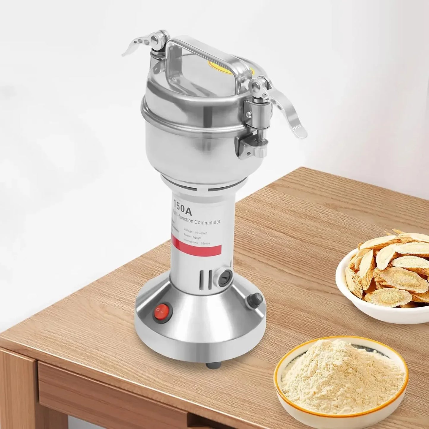 High-Speed Electric Grain Mill and Spice Grinder 110V 850W