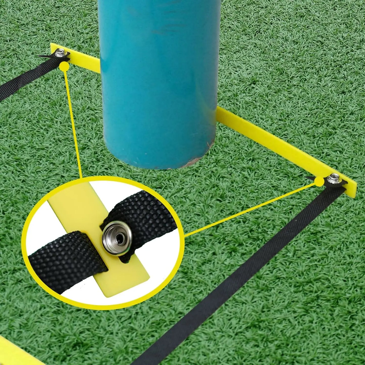 20ft Adjustable Agility Ladder with Carry Bag Training Equipment for Footwork Drills | Football Training Equipment & Speed Ladde