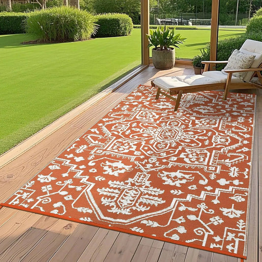 Twister.CK Waterproof Outdoor Area Rug Stain Resistant Mat