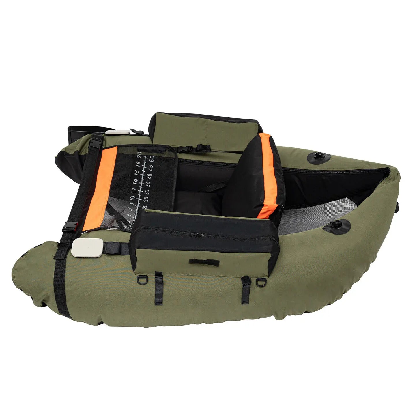 Outdoor Inflatable Fishing Boat With Adjustable Backrest