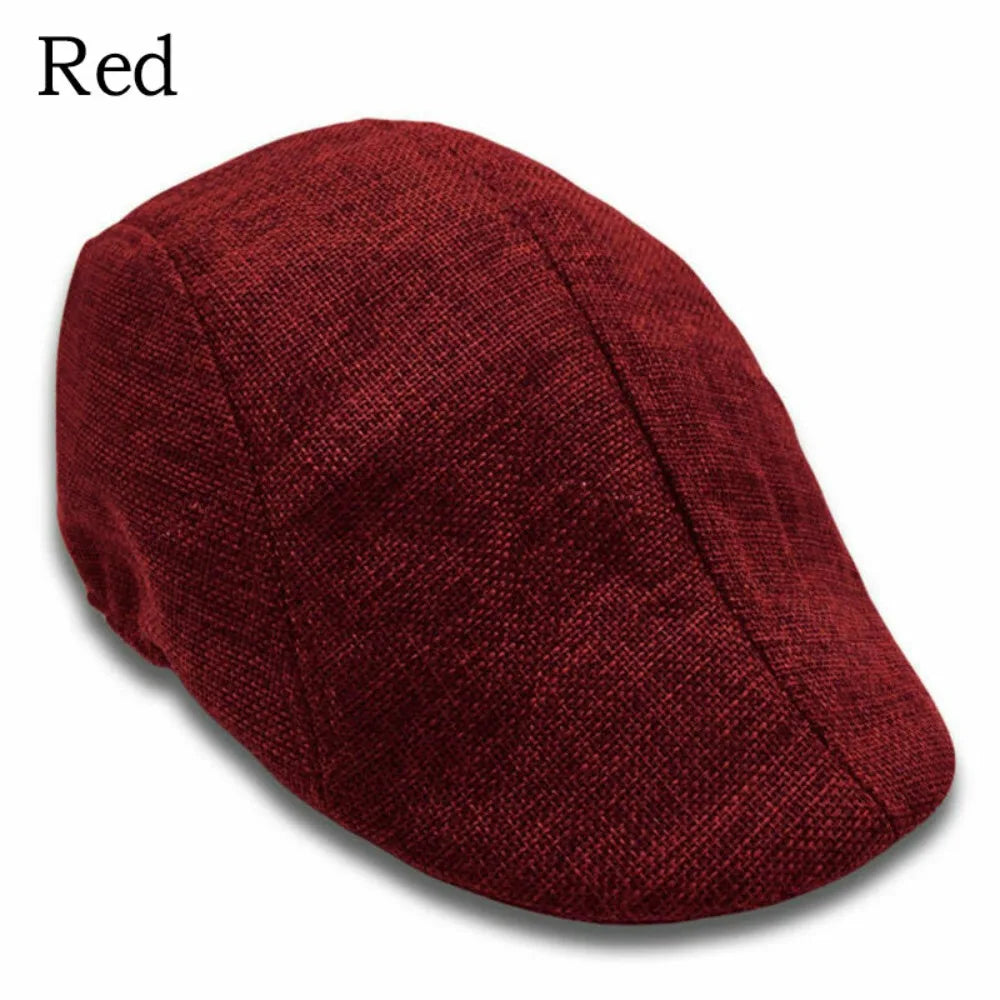 Peaky Newsboy Golf Driving Hat Caps Boys Mens Flat Cap Beret Cabbie Hat Vintage