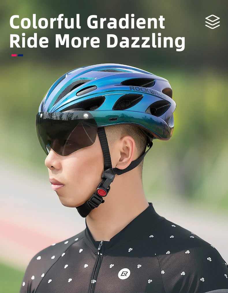 ROCKBROS Bike Helmet EPS Integrally Molded Breathable Lightweight Safety