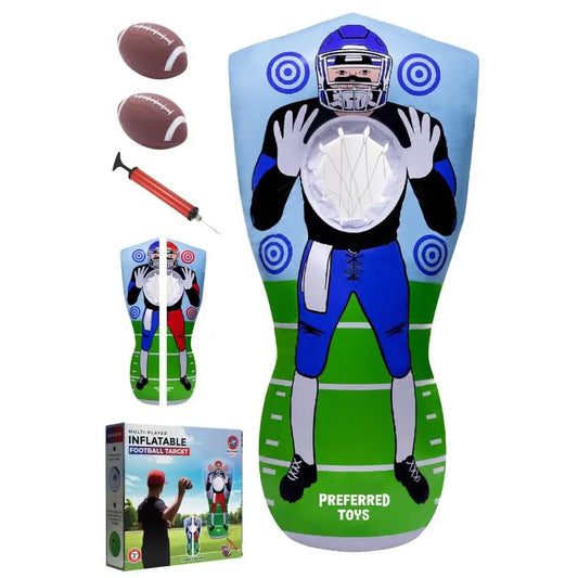 Football Target DoubleSided Toss Training Game with Mini Footballs Super Bowl Party Game for Kids and Adults Indoor amp Outdoor
