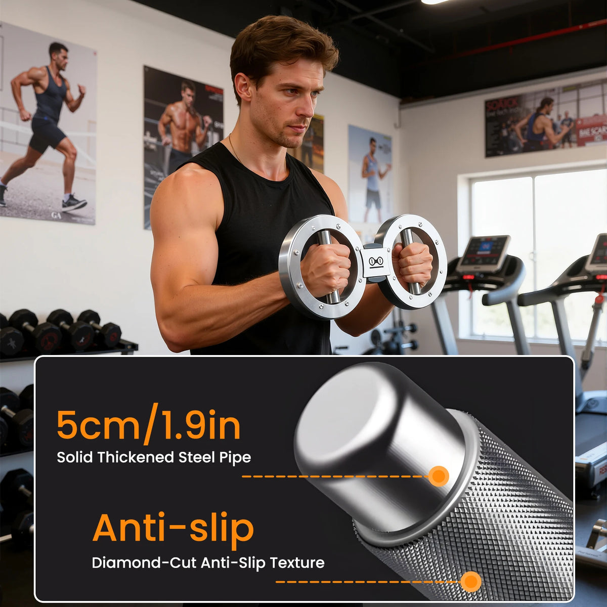 Multifunctional Grip Strength Trainer And Adjustable Forearm Exerciser