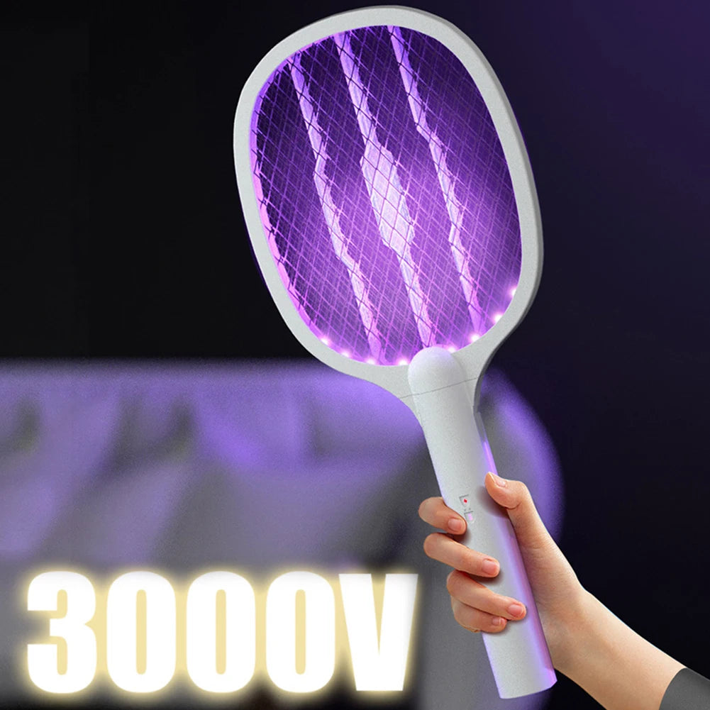 MOJOYCE 2 In 1 Electric Fly Swatter And Mosquito Trap
