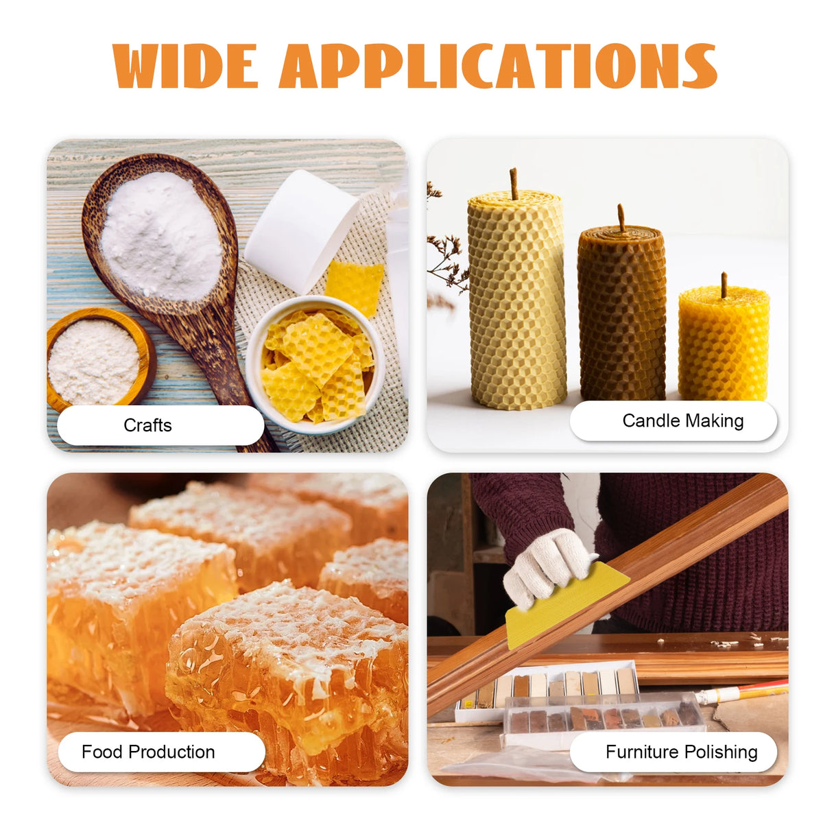 Natural Beeswax Hive Foundation Sheets for Faster Comb Building