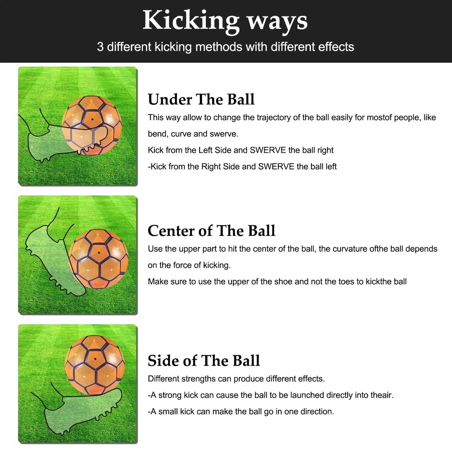 Durable Construction Training Ball For Children Size 5 Seamless Lustrous Finish Soccer Ball