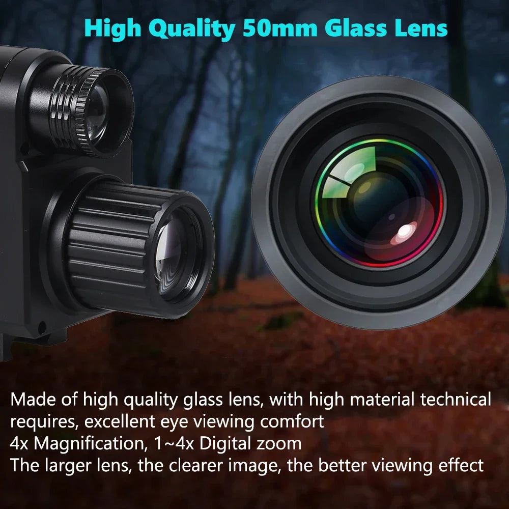 Tensdarcam Megaorei Digital Night Vision Monocular 1080P 940nm IR Scope